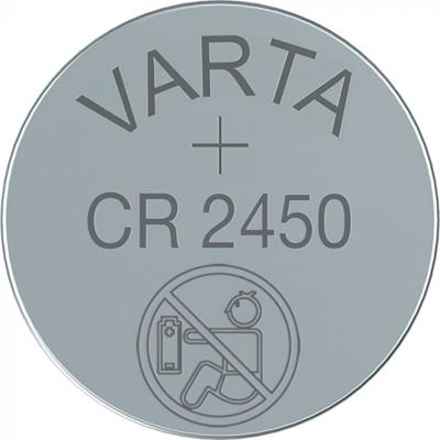 Varta Knoopcel CR2450 3 V 1 stuk(s) 570 mAh Lithium LITHIUM Coin CR2450 Bli 1 Varta Knoopcel CR2450 3 V 1 stuk(s) 570 mAh Lithium LITHIUM Coin CR2450 Bli 1