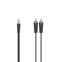 Hama AUDIOKABEL, 3,5-MM-JACK-STEKKER - 2 CINCH-STEKKER, STEREO, 1,5 M Audio kabel Zwart - thumbnail