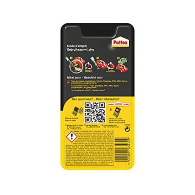 Secondelijm Pattex Plastic 4ml/2g