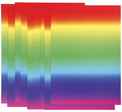 Creativ Company Regenboogpapier a4 180gr, 10 vellen