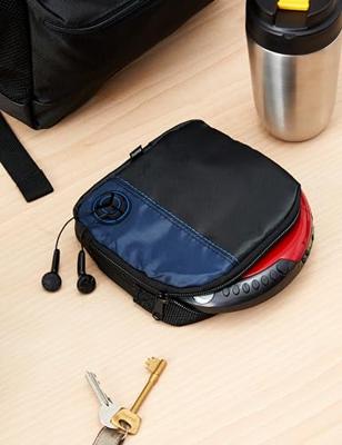 Hama CD Player Bag + 3CD's Zwart/blauw