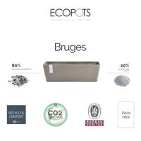 Ecopots Bruges kunststof bloempot Taupe - Ø 53,5 cm - thumbnail
