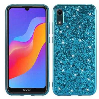 Glitter poeder schokbestendig TPU Case voor Huawei Honor Play 8A (blauw) Glitter poeder schokbestendig TPU Case voor Huawei Honor Play 8A (blauw)