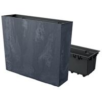 Prosperplast Bloempot Urbi Case Tower (Antraciet, 580x180x498) - thumbnail