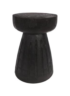 WOOOD Krukje 'Borre' kleur Zwart, Ø28cm