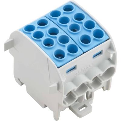 Weidmüller 1561700000 Verdeelblok Schroeven Blauw 2 stuk(s)