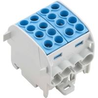 Weidmüller 1561700000 Verdeelblok Schroeven Blauw 2 stuk(s) - thumbnail