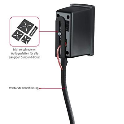 Hama Speaker Standaard 123 cm 2 Stuks Zwart Hama Speaker Standaard 123 cm 2 Stuks Zwart