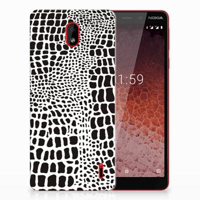 Nokia 1 Plus | TPU Hoesje | Slangenprint