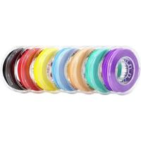 Toybox PF_250DBN_CBT Deluxe Food Bundle Filamentpakket PLA kunststof 1.75 mm Zwart, Rood, Geel, Hemelsblauw, Lichtoranje, Groen, Lila 7 stuk(s) - thumbnail