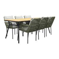 VDG Teresa Green|Bella 220x95 cm. - 7-delige tuinset - thumbnail