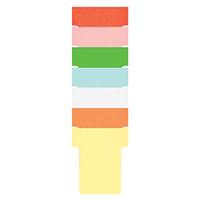 Nobo T-planbordkaarten index 1,5, ft 53 x 45 mm, rood - thumbnail