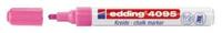 Krijtstift edding 4095 rond 2-3mm neon roze | 10 stuks - thumbnail