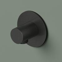 Hotbath Wanduitlaat Ace Geborsteld Zwart PVD - thumbnail