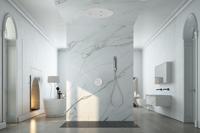 UFO inbouw-hoofddouche plafond rond 50x2cm chroom - thumbnail