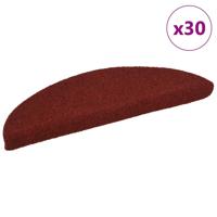 Trapmatten Zelfklevend 30 stuks 56x17x3 cm Bordeaux Rood Halfrond - thumbnail
