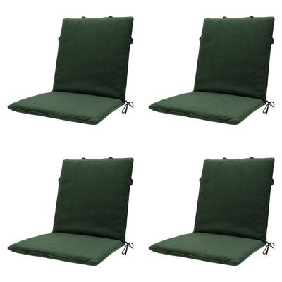 Stapelstoelkussen groen eco nature buitenafwerking 97x49 (4 stuks) Madison - Madison