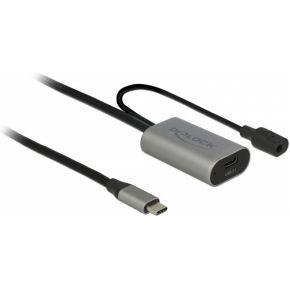 Delock 85392 Actieve USB 3.1 Gen 1 verlengkabel USB Type-C 5 m