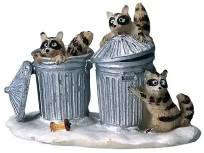 Kerstfiguur Trash bandits LEMAX - Lemax