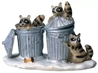 Kerstfiguur Trash bandits LEMAX - Lemax - thumbnail