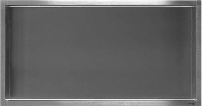 Looox Box inbouwmodule nis 60x30cm RVS Geborsteld Looox Box inbouwmodule nis 60x30cm RVS Geborsteld