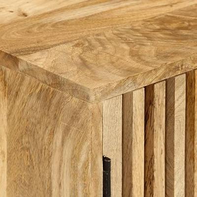 Dressoir met 2 deuren 55x35x70 cm massief mangohout