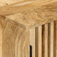 Dressoir met 2 deuren 55x35x70 cm massief mangohout - thumbnail