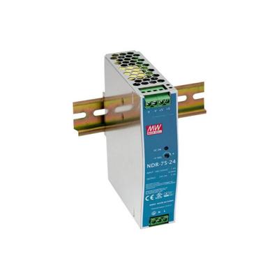 MEAN WELL NDR-75-12 DIN-rail netvoeding 12 V/DC 6.3 A 75 W Aantal uitgangen:1 x Inhoud 1 stuk(s)