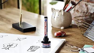 Whiteboard-marker Edding 661 Whiteboard Zwart (10 Stuks)