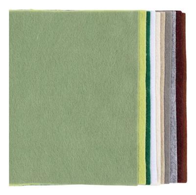 Creativ Company Hobbyvilt, a4, vel 210x297 mm, dikte 2 mm, naturel, 10 stuk/ 1 doos