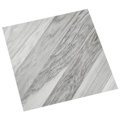 VidaXL Vloerplanken 20 st zelfklevend 1,86 m² pvc gestreept grijs