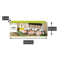 POINT-VIRGULE - Keukenhulpen - Mini hamburgerpers 3st 6,8cm - thumbnail