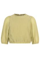 Top Alika Crinkle Vis Greenolive - thumbnail