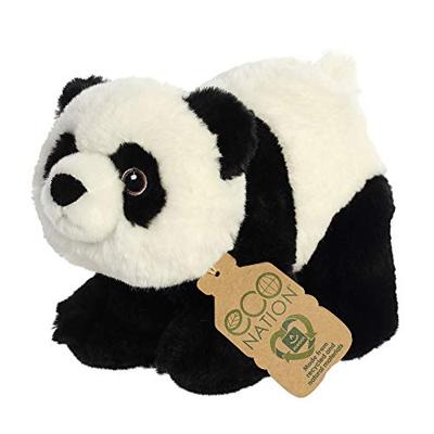 Eco Nation Pluchen knuffel - panda - 23 cm
