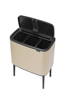 Brabantia Bo Touch Bin Afvalemmer 33 Liter (3x11 Liter) CrÃ¨me - thumbnail