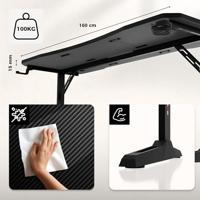 Huzaro Hero 4.6 Black gamingbureau - thumbnail