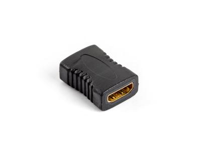 Lanberg AD-0018-BK tussenstuk voor kabels HDMI Zwart