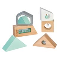 Eichhorn baby pure houten bouwblokken met geluid - thumbnail