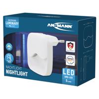 Ansmann NL10AC 1600-0406 Nachtlamp, Wandlamp Koepelvormig LED Warmwit Wit - thumbnail