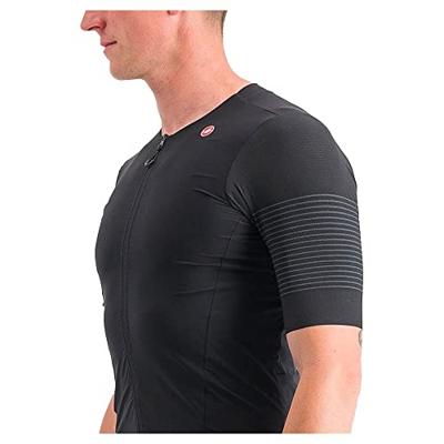 Castelli Premio black fietsshirt korte mouw zwart heren L - thumbnail