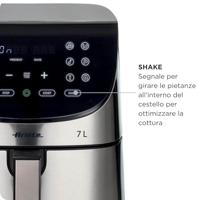 ARIETE digitale olievrije friteuse - geborsteld RVS - XXL 2 kilo - Model 4628 - thumbnail