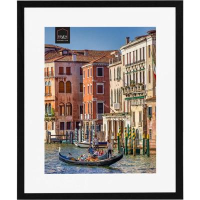 Haes Deco Houten Fotolijst met Passe-partout Venezia zwart voor 1 foto formaat 30x40 of 40x50 -SP12950