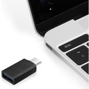 Gembird A-USB2-CMAF-01 tussenstuk voor kabels USB Type-C USB Type-A Zwart