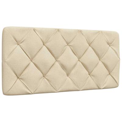 Bedframe zonder matras stof crèmekleurig 180x200 cm