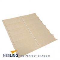 Nesling Coolfit harmonica schaduwdoek gebroken wit 2.9 x 4 meter - thumbnail