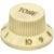 Fazley 11734 Tone potmeter knop voor linkshandige gitaar (ivory)