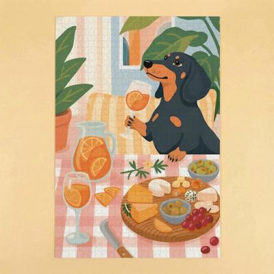 Hondenborrel puzzel (1000 stukjes) Hondenborrel puzzel (1000 stukjes)