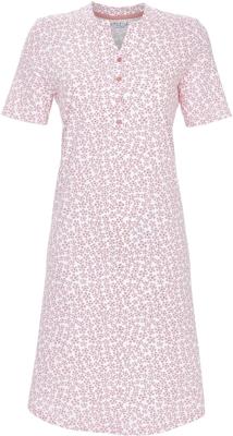 Bloemen nachthemd katoen roze