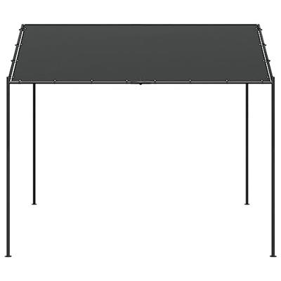 VidaXL Tuinpaviljoen 3x3 m staal en stof antracietkleurig VidaXL Tuinpaviljoen 3x3 m staal en stof antracietkleurig