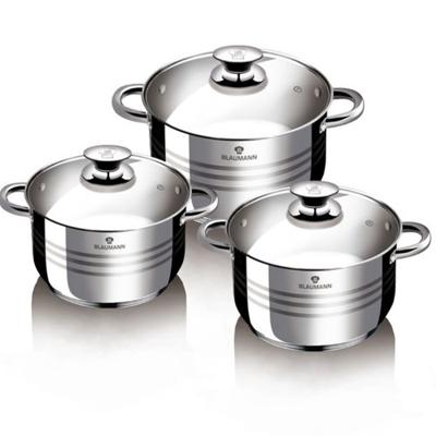 Blaumann gourmet line pannenset 3-delig